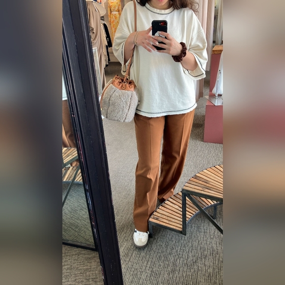 NWT $1050 Ulla Johnson Willow small drawstring bucket bag - Picture 4 of 8